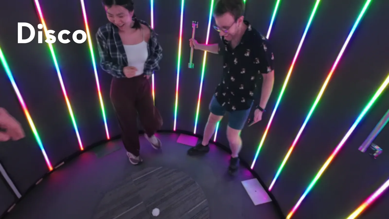 Disco game detail.