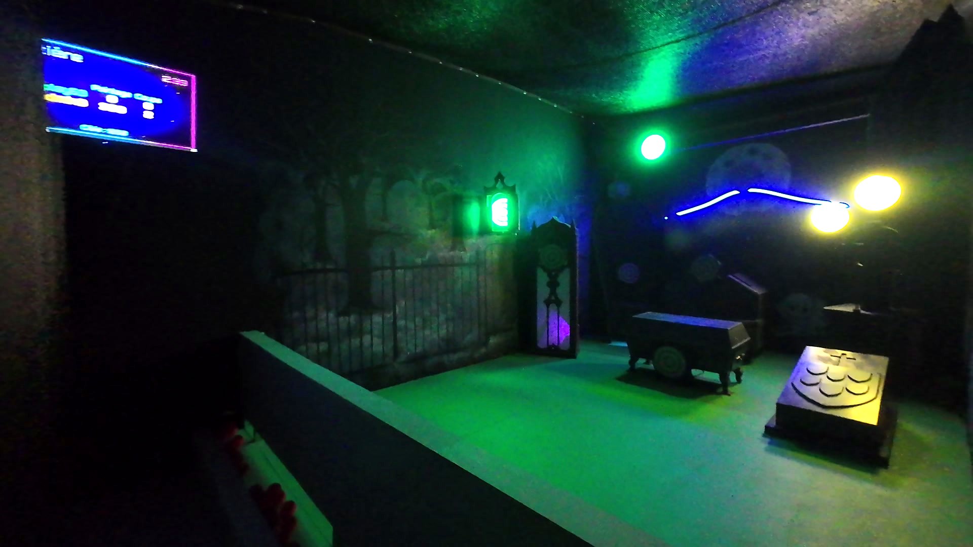 Graveyard room detail.