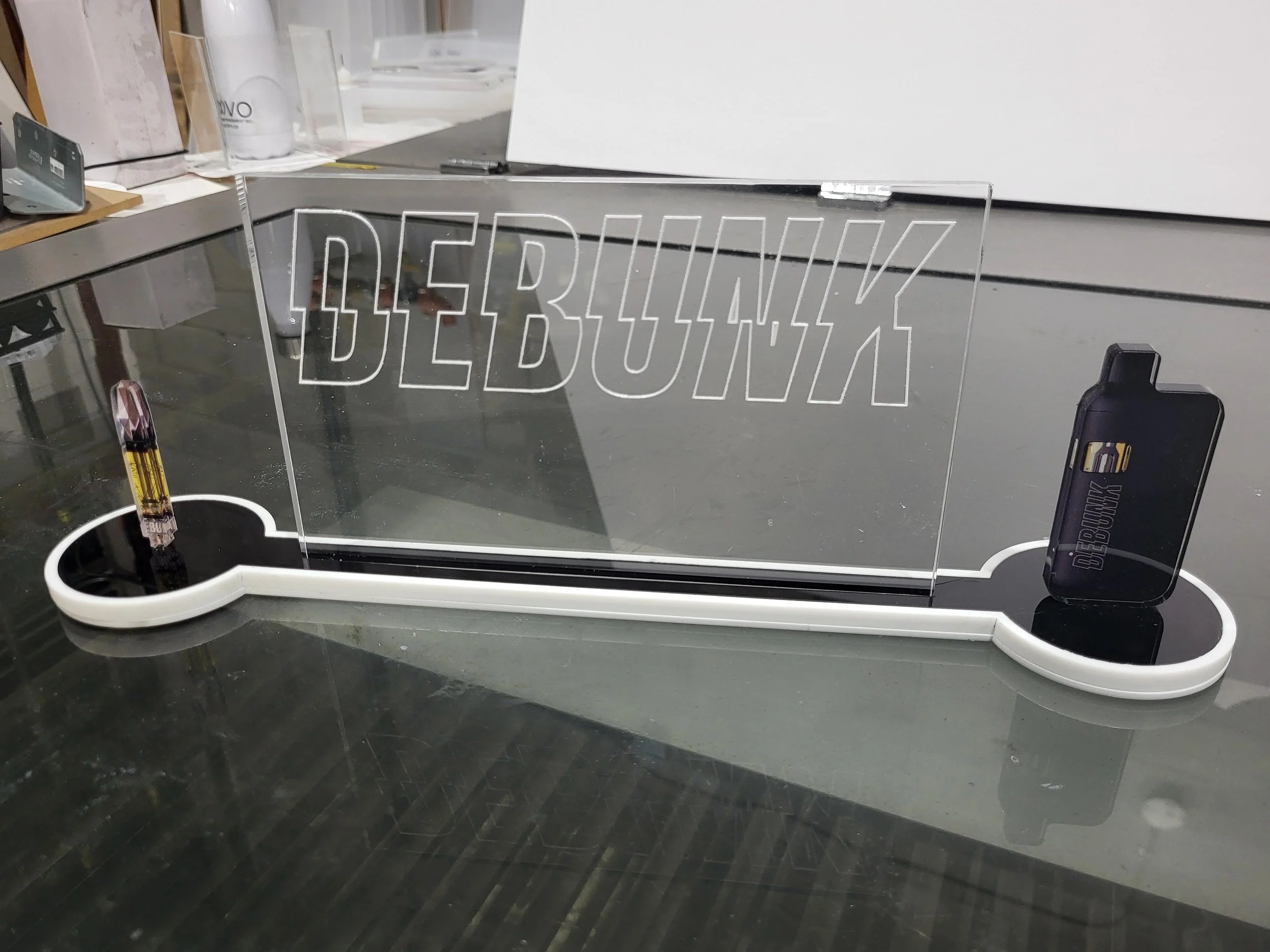 Image of acrylic signage created by Fabricats.